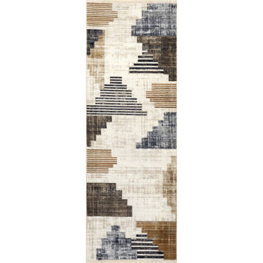 Union Rustic Alimatou Hand Knotted Abstract Rug & Reviews | Wayfair